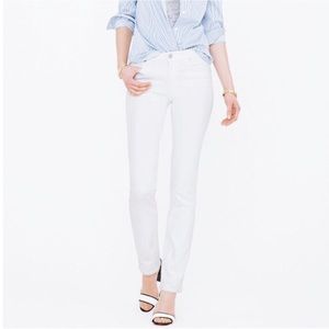 Jcrew matchstick white jeans with tags
